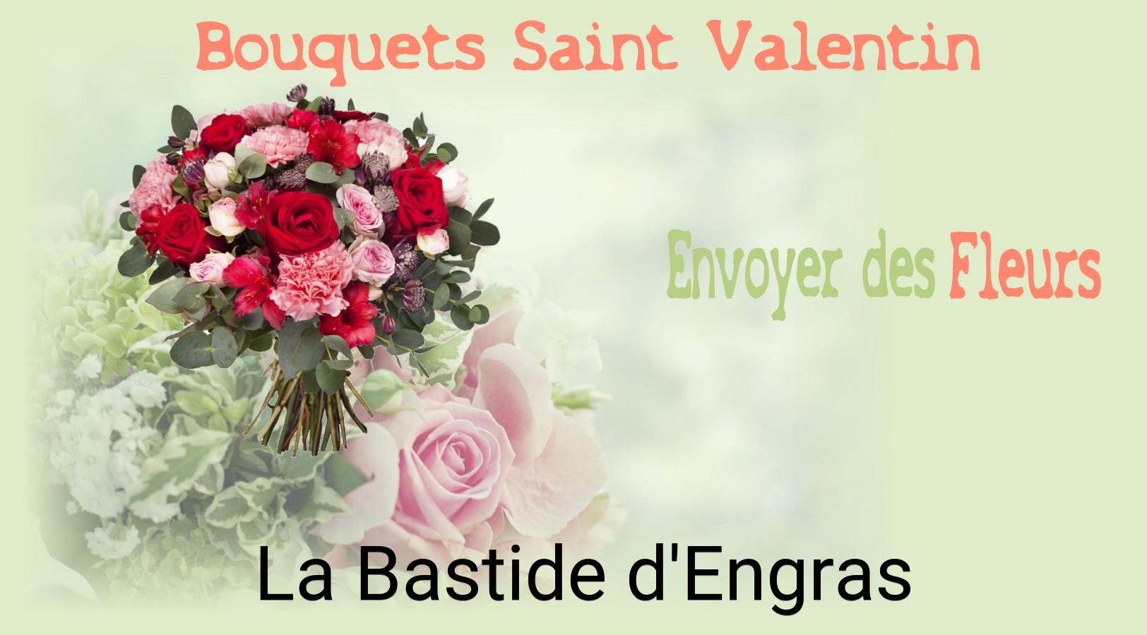 Roses de Saint-Valentin livrées à La Bastide-d'Engras